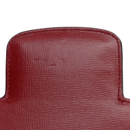 Gucci GG Supreme Monogram Azalea Calfskin Horsebit 1955 Shoulder Bag Beige Ebony New Cherry Red 12 of 15