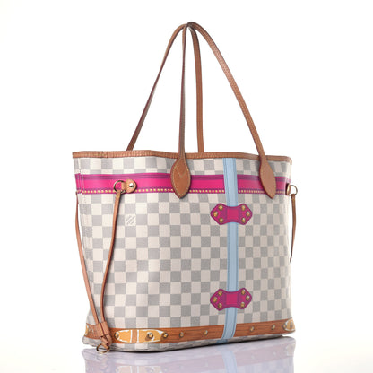 Louis Vuitton Damier Azur Summer Trunks Miami Neo Neverfull MM 3 of 9