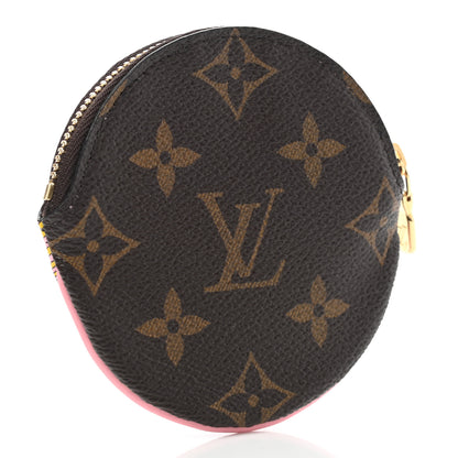 Louis Vuitton Monogram 2020 Christmas Animation Swing Ride Round Coin Purse Pink Poppy 3 of 8