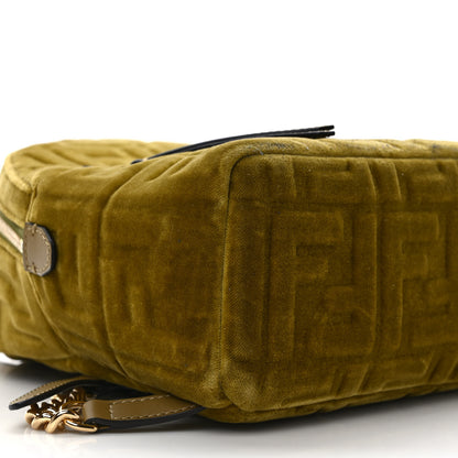 Fendi Velvet Vitello Century FF Embossed Mini Backpack Camaleonte 6 of 9
