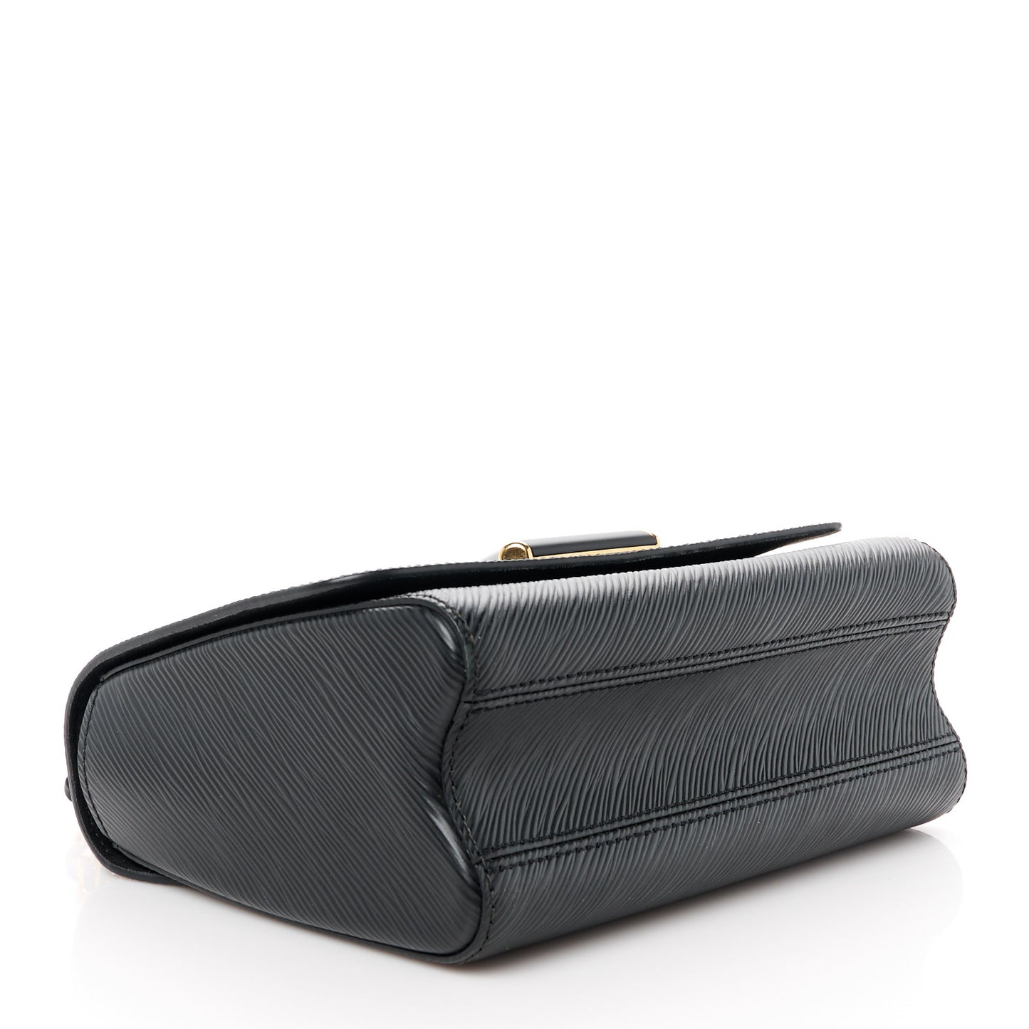 Epi Twist Shoulder Bag MM Matte Black Gold