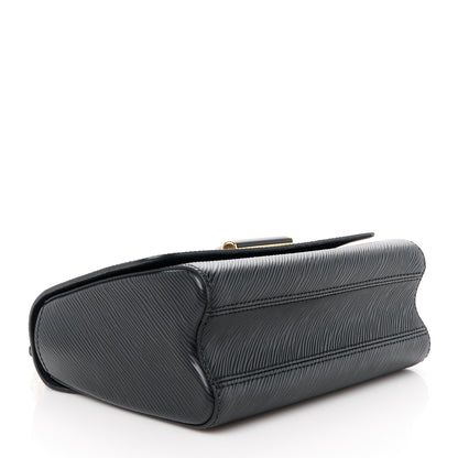 Louis Vuitton Epi Twist Shoulder Bag MM Matte Black Gold 5 of 12