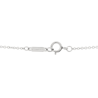 Tiffany Platinum Diamond Large Cross Pendant Necklace 4 of 5