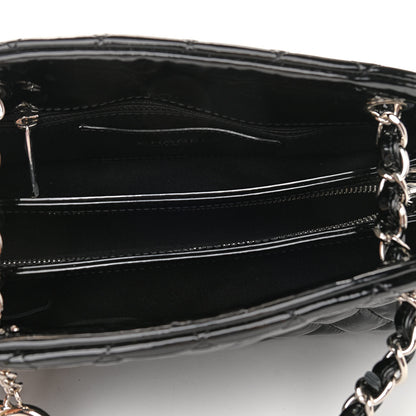 Chanel Patent Quilted Small Just Mademoiselle Bowling Bag Black 5 of 11