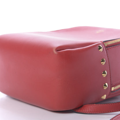 MCM Calfskin Mini Duchess Polke Studs Backpack Red 6 of 14
