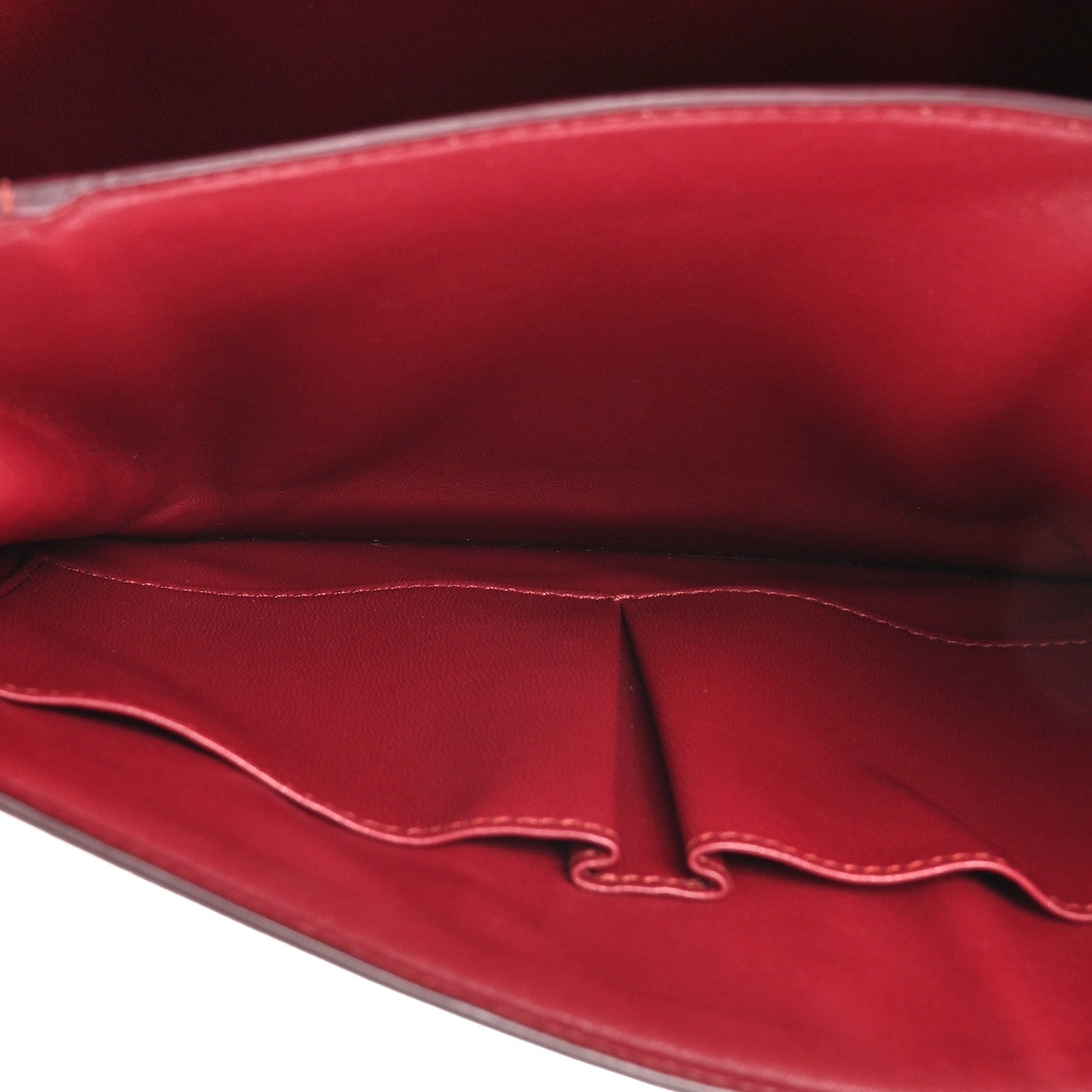 Celine Box Calfskin Medium Classic Box Flap Bag Burgundy 6 of 16