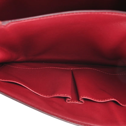 Celine Box Calfskin Medium Classic Box Flap Bag Burgundy 6 of 16