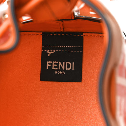 Fendi TPU FF Vitello Grace F is Fendi Mini Mon Tresor Bucket Bag Aranciata 6 of 13
