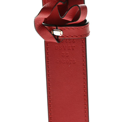 Gucci Calfskin Matelasse GG Marmont Belt Bag 85 34 Hibiscus Red 9 of 10