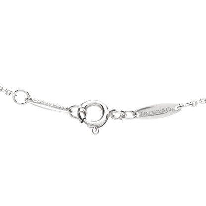 Tiffany Sterling Silver Diamond .03ct Elsa Peretti Diamonds by the Yard Pendant Necklace 4 of 4