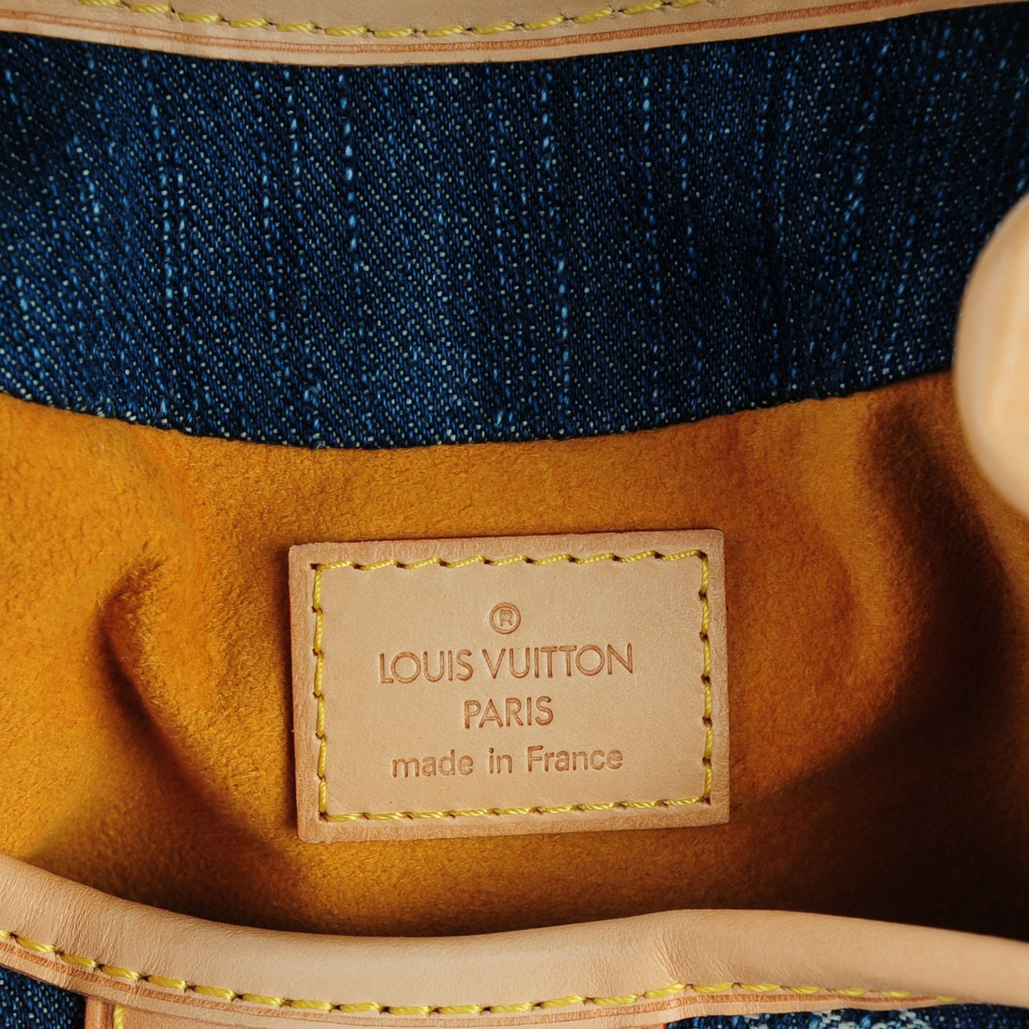 Monogram Denim Pleaty Blue