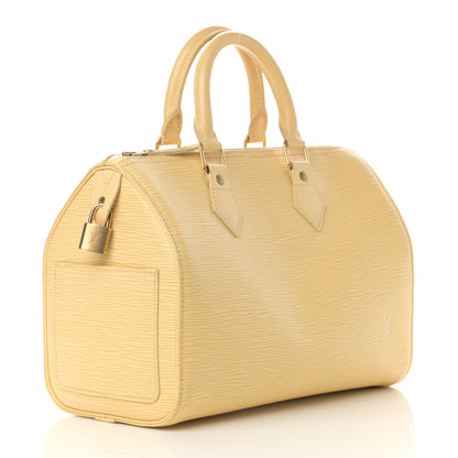 Louis Vuitton Epi Speedy 25 Vanilla 3 of 16