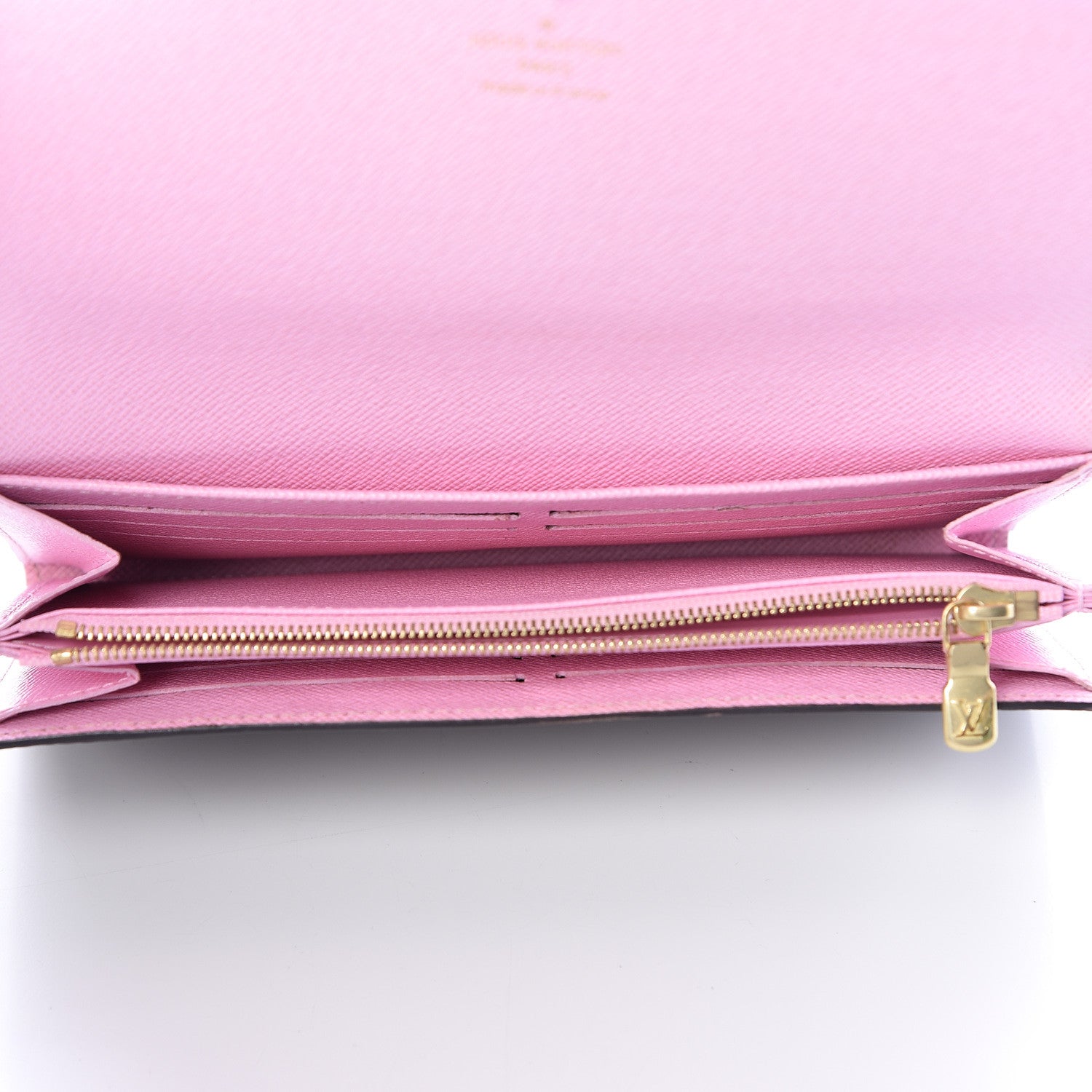 Louis Vuitton Monogram 2016 Christmas Animation Sarah Wallet Rose Ballerine 5 of 11