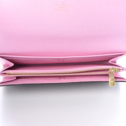 Louis Vuitton Monogram 2016 Christmas Animation Sarah Wallet Rose Ballerine 5 of 11