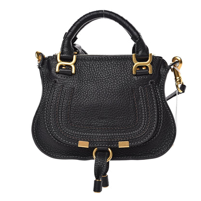 Chloe Calfskin Mini Marcie Satchel Black 1 of 10