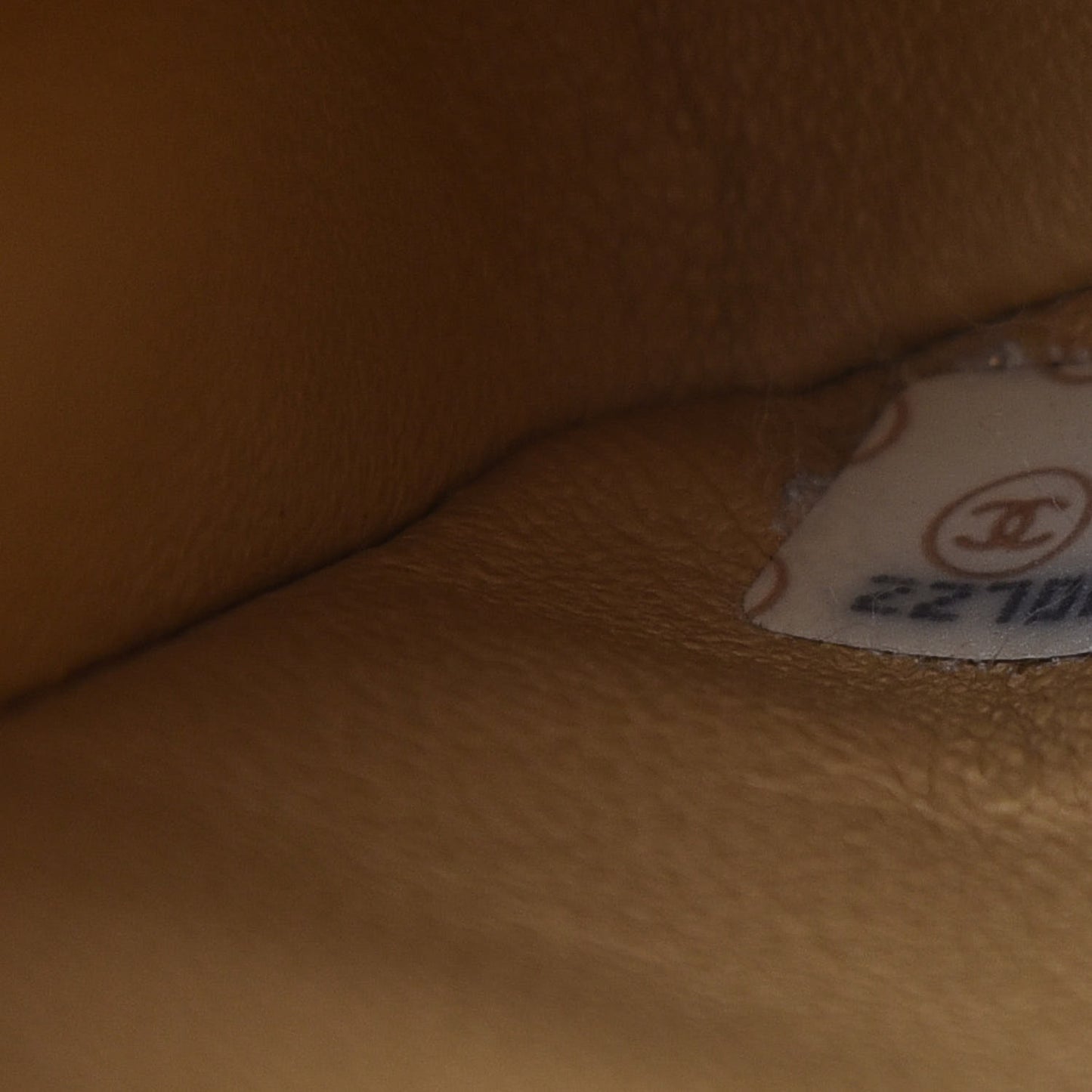 Lambskin Quilted Small Single Flap Beige