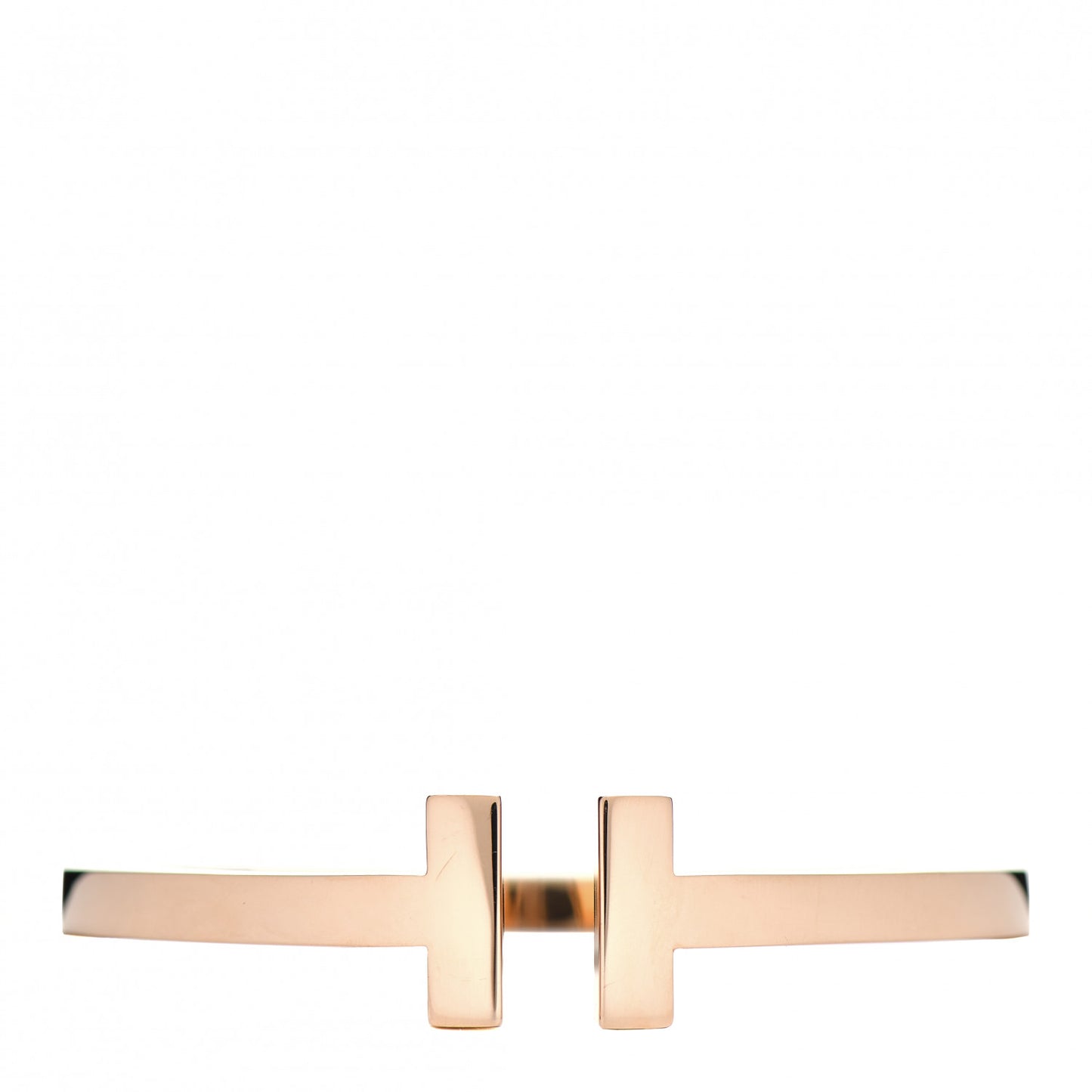 18K Rose Gold T Square Bracelet