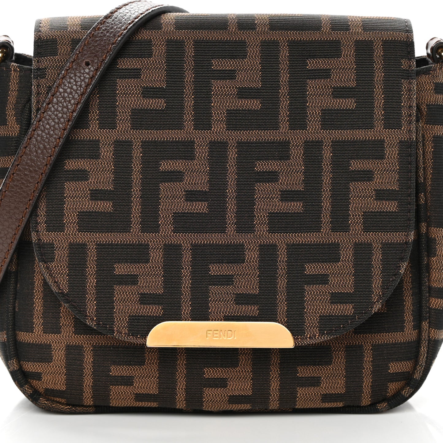 Zucca Vitello Artic Mini Messenger Bag Tobacco Castagna