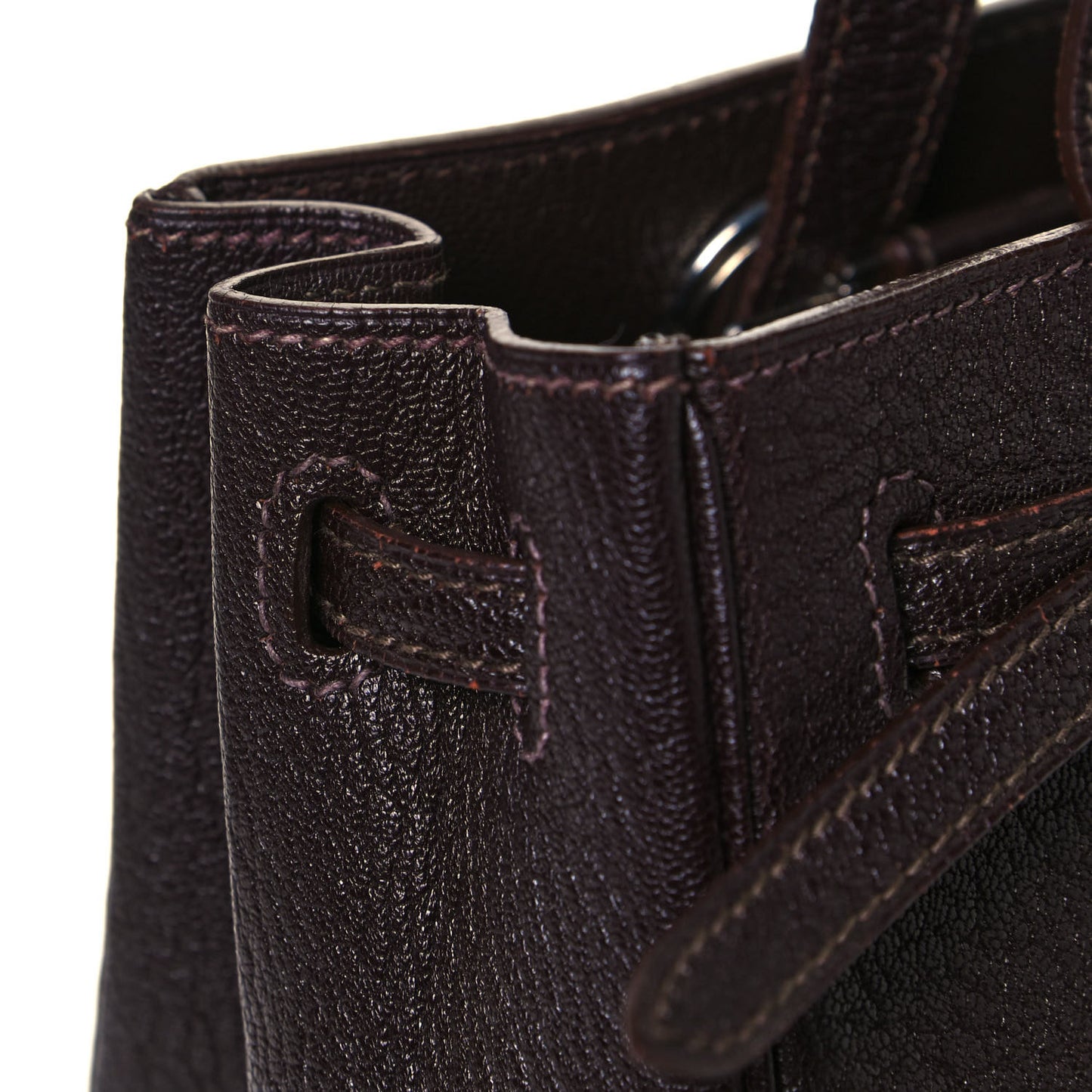 Chevre de Coromandel Cabana Tote Raisin