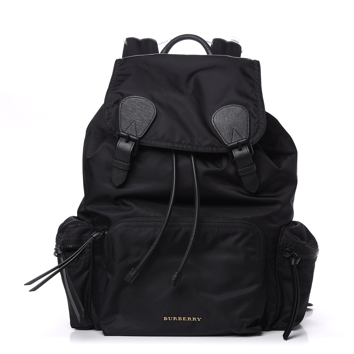 Technical Nylon Large Rucksack Backpack Black