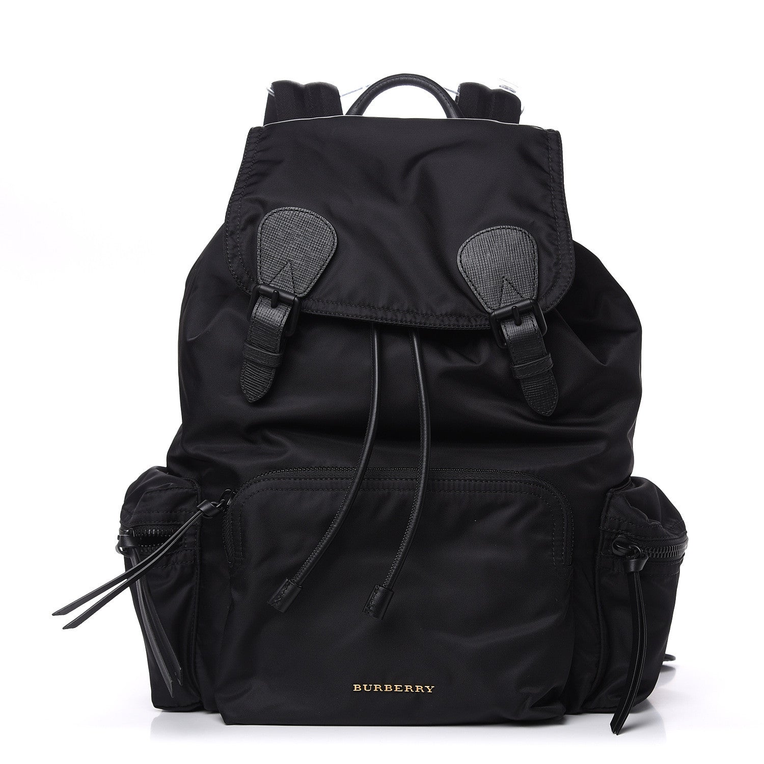Burberry Technical Nylon Large Rucksack Backpack Black 1 of 9