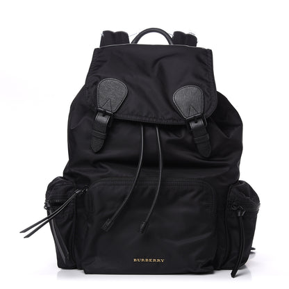 Burberry Technical Nylon Large Rucksack Backpack Black 1 of 9