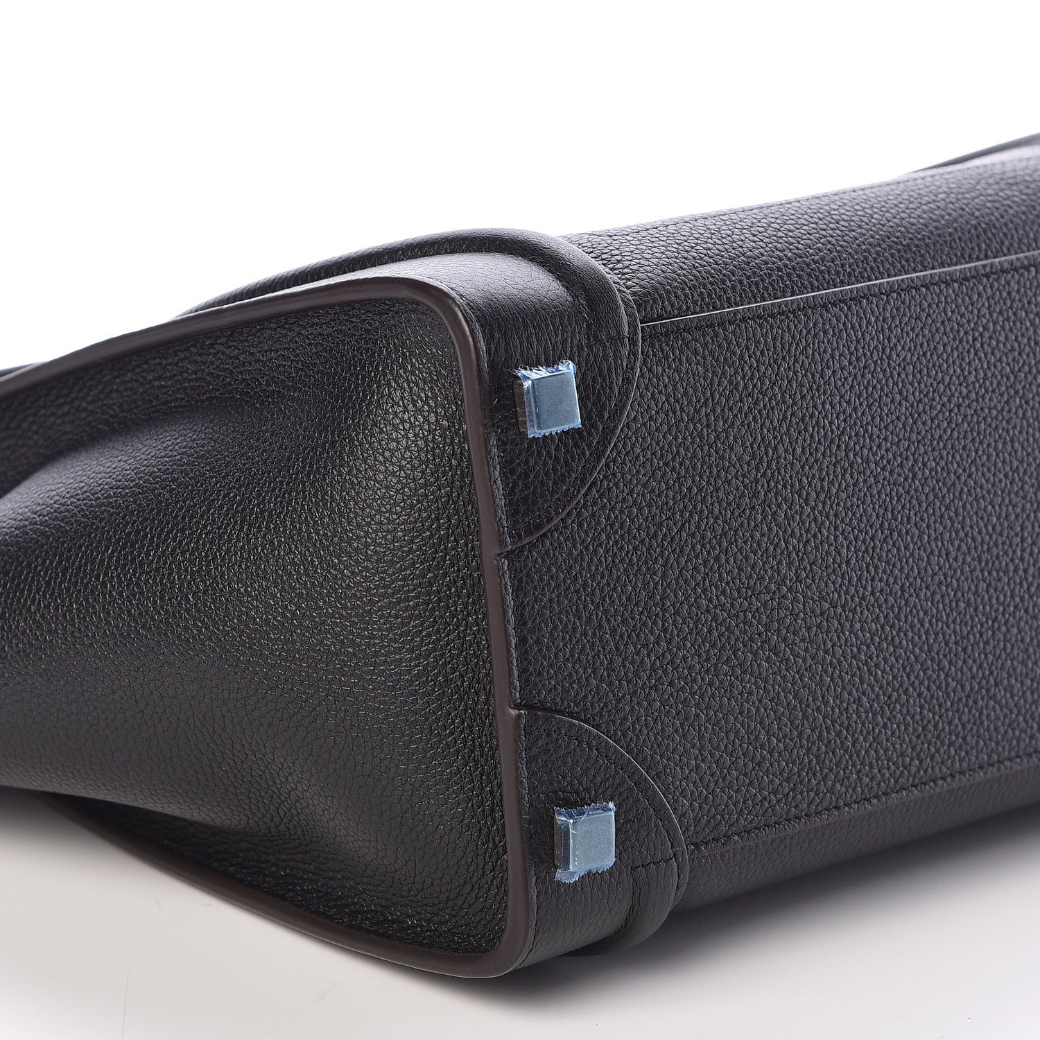 Celine Drummed Calfskin Micro Luggage Black 8 of 9