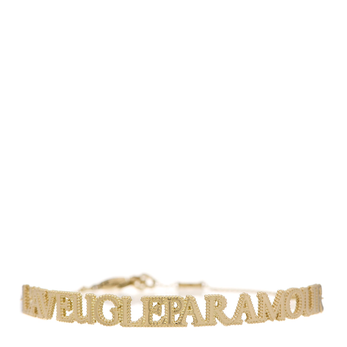 18K Yellow Gold L'Aveugle Par Amour Bracelet