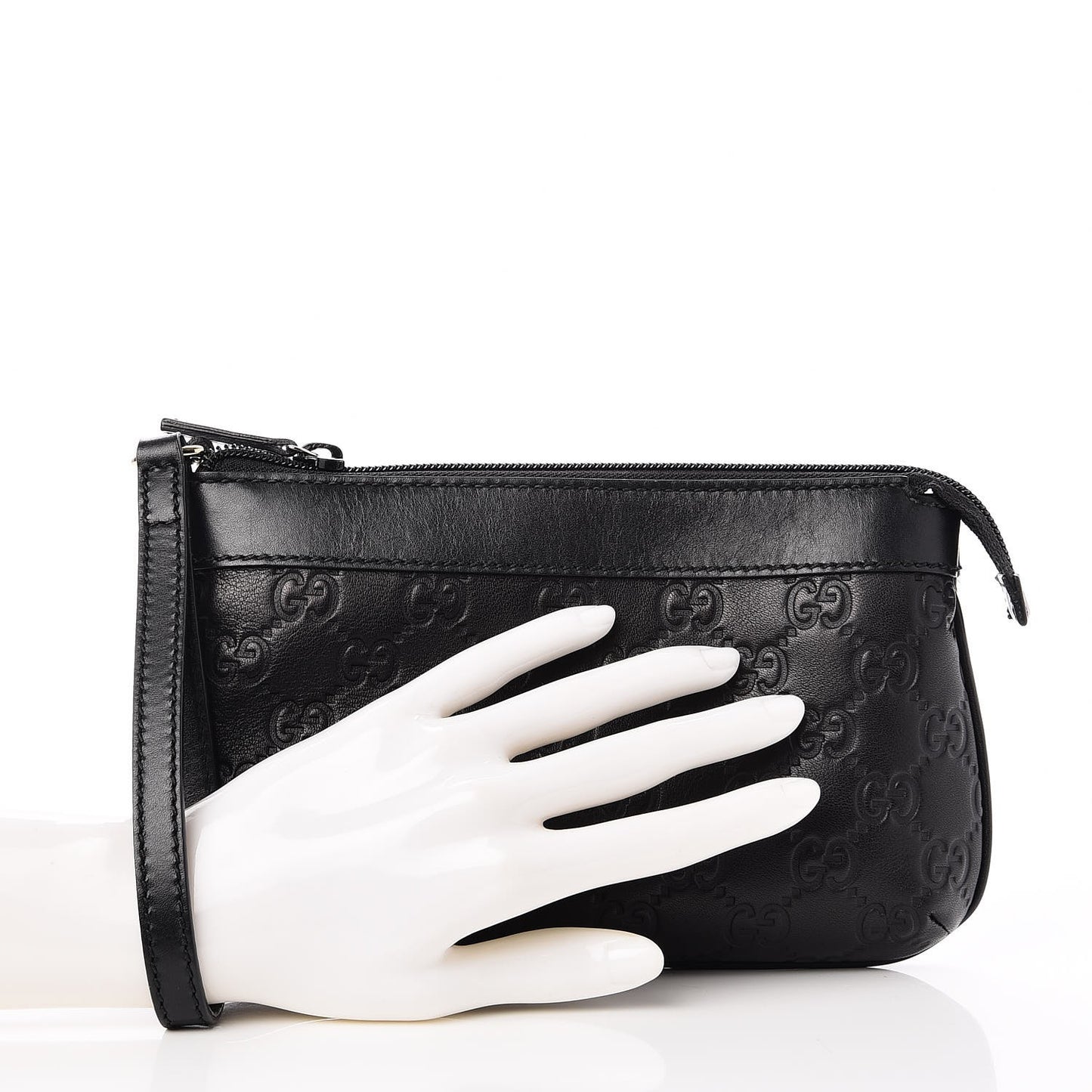 Guccissima Wristlet Black
