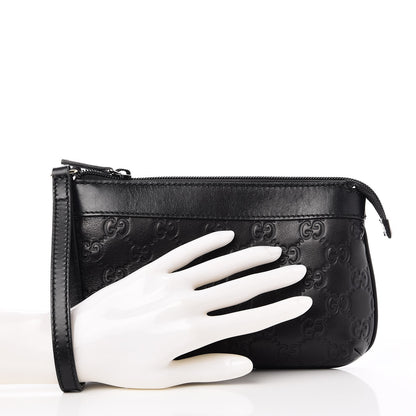 Gucci Guccissima Wristlet Black 2 of 8