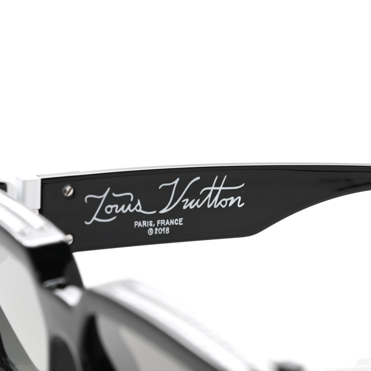 Louis Vuitton Acetate Metal 1.1 Millionaires Sunglasses Z1689E Black 5 of 9