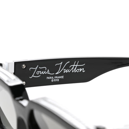 Louis Vuitton Acetate Metal 1.1 Millionaires Sunglasses Z1689E Black 5 of 9