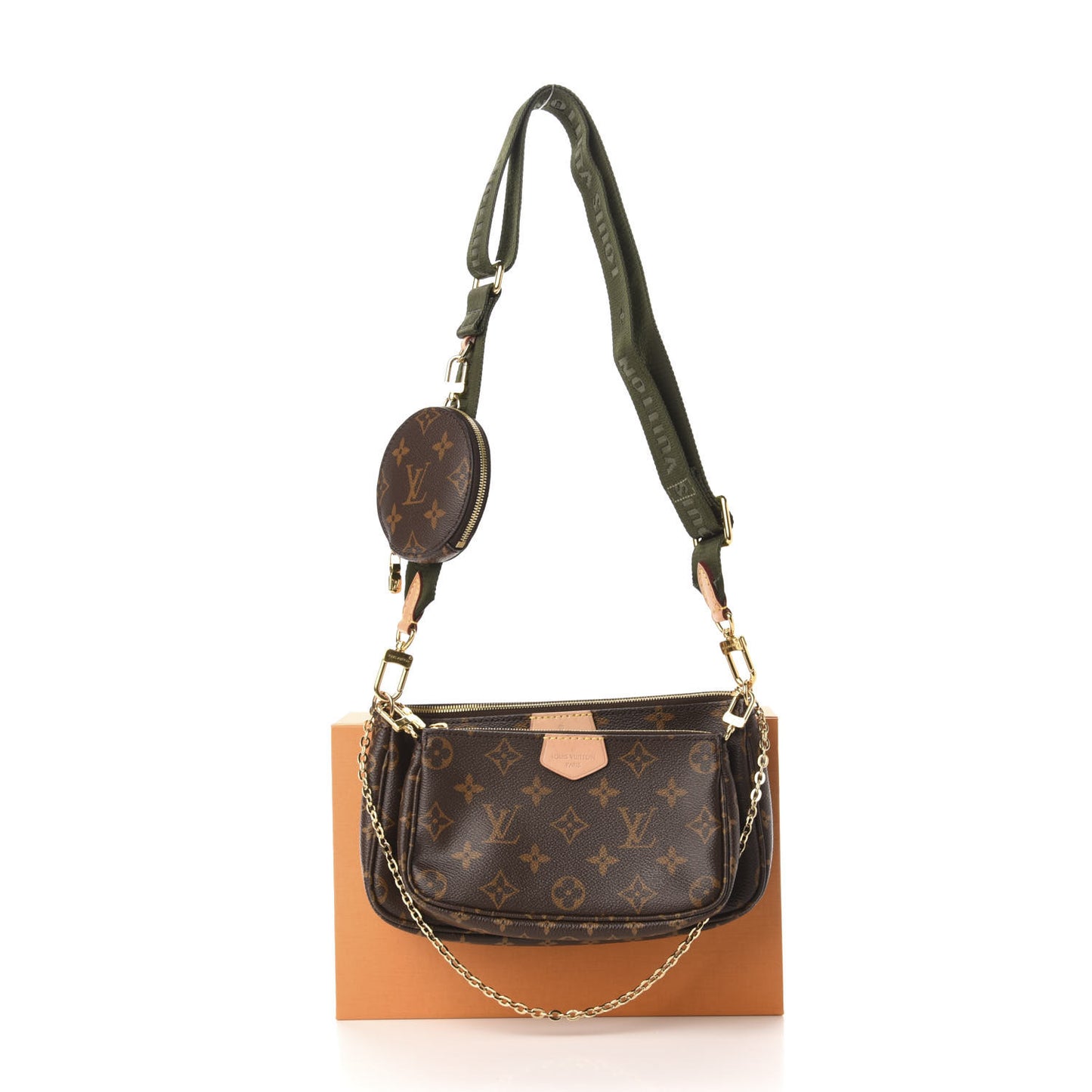 Monogram Multi Pochette Accessories Kaki