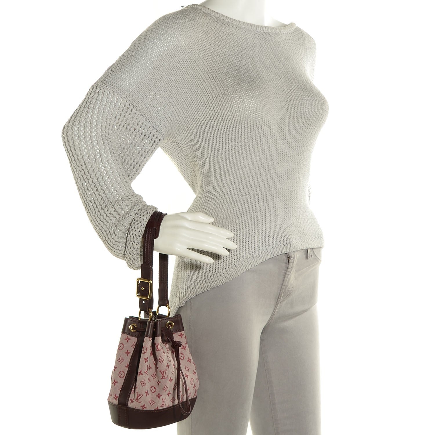 Louis Vuitton Mini Monogram Noelie Cherry 2 of 8