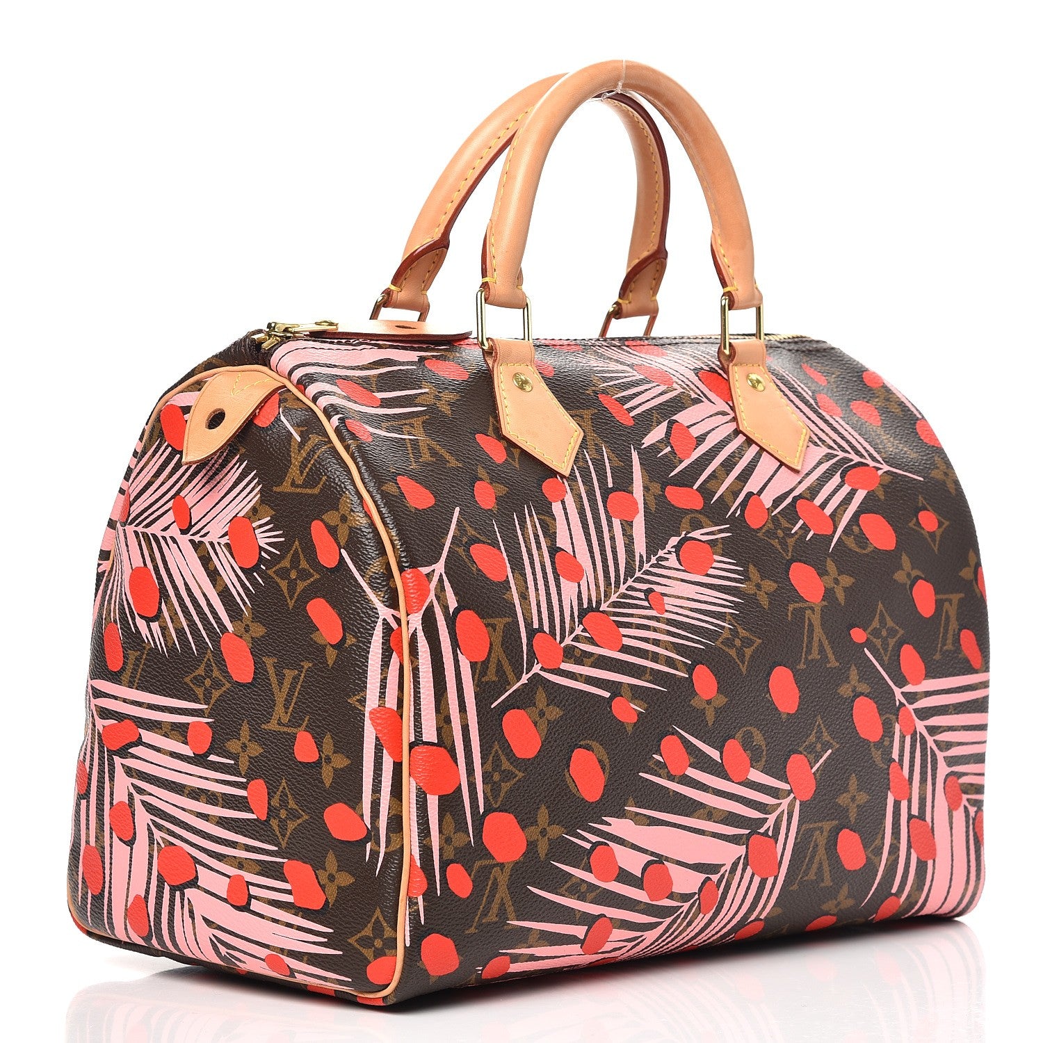 Louis Vuitton Monogram Jungle Dots Speedy 30 Sugar Pink Poppy 3 of 11