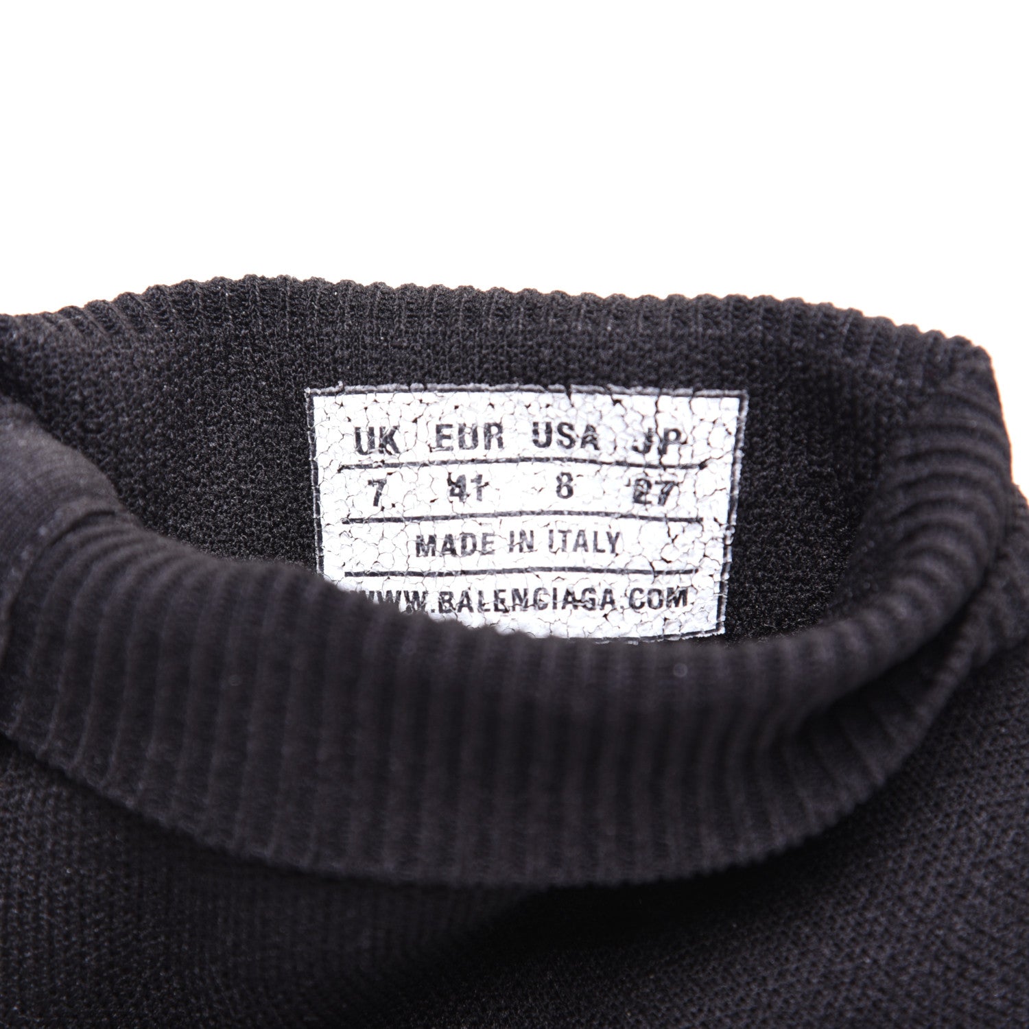 Balenciaga Neoprene Knit Mens Speed Sneakers 41 Black 9 of 11
