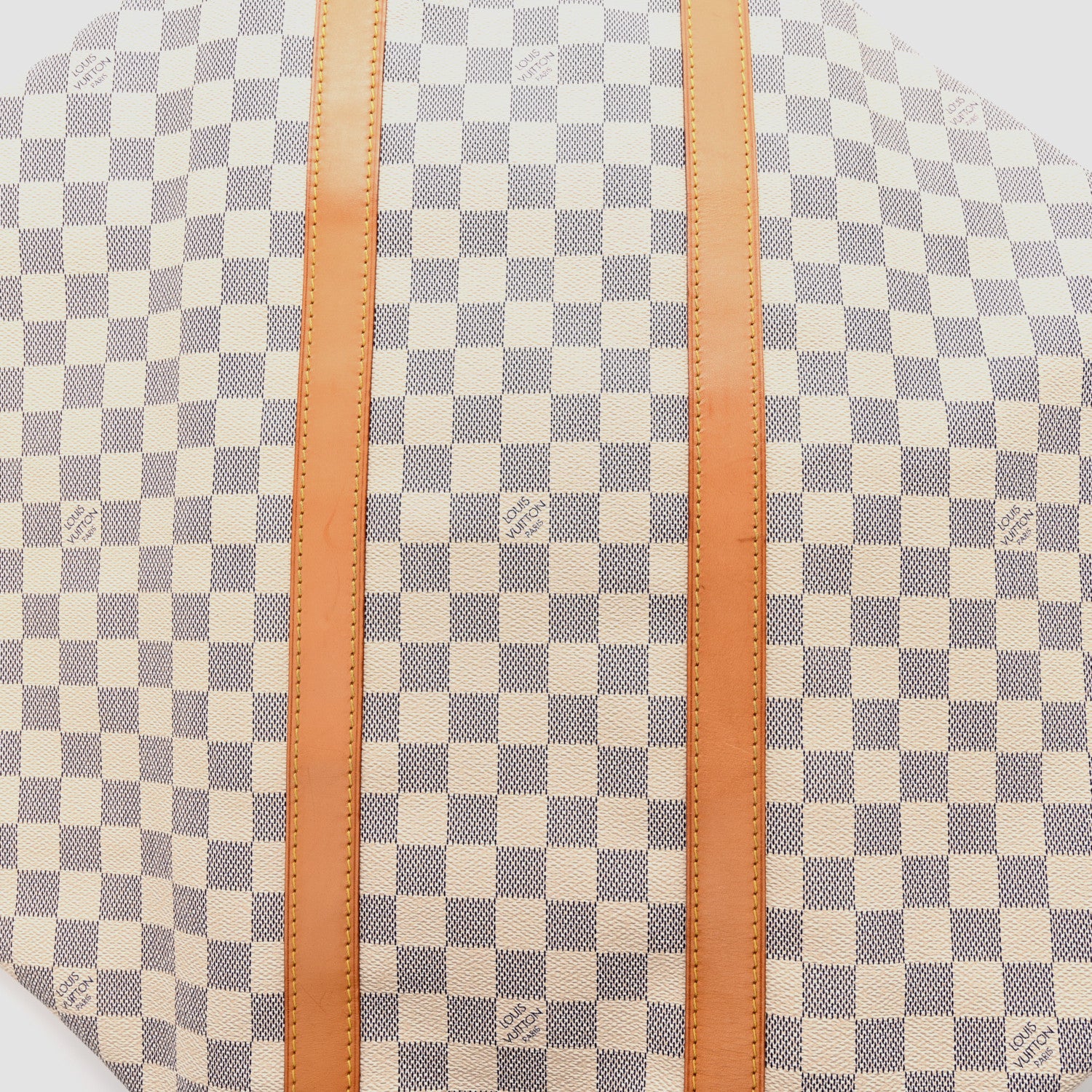 Louis Vuitton Damier Azur Keepall 50 10 of 12