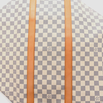 Louis Vuitton Damier Azur Keepall 50 10 of 12