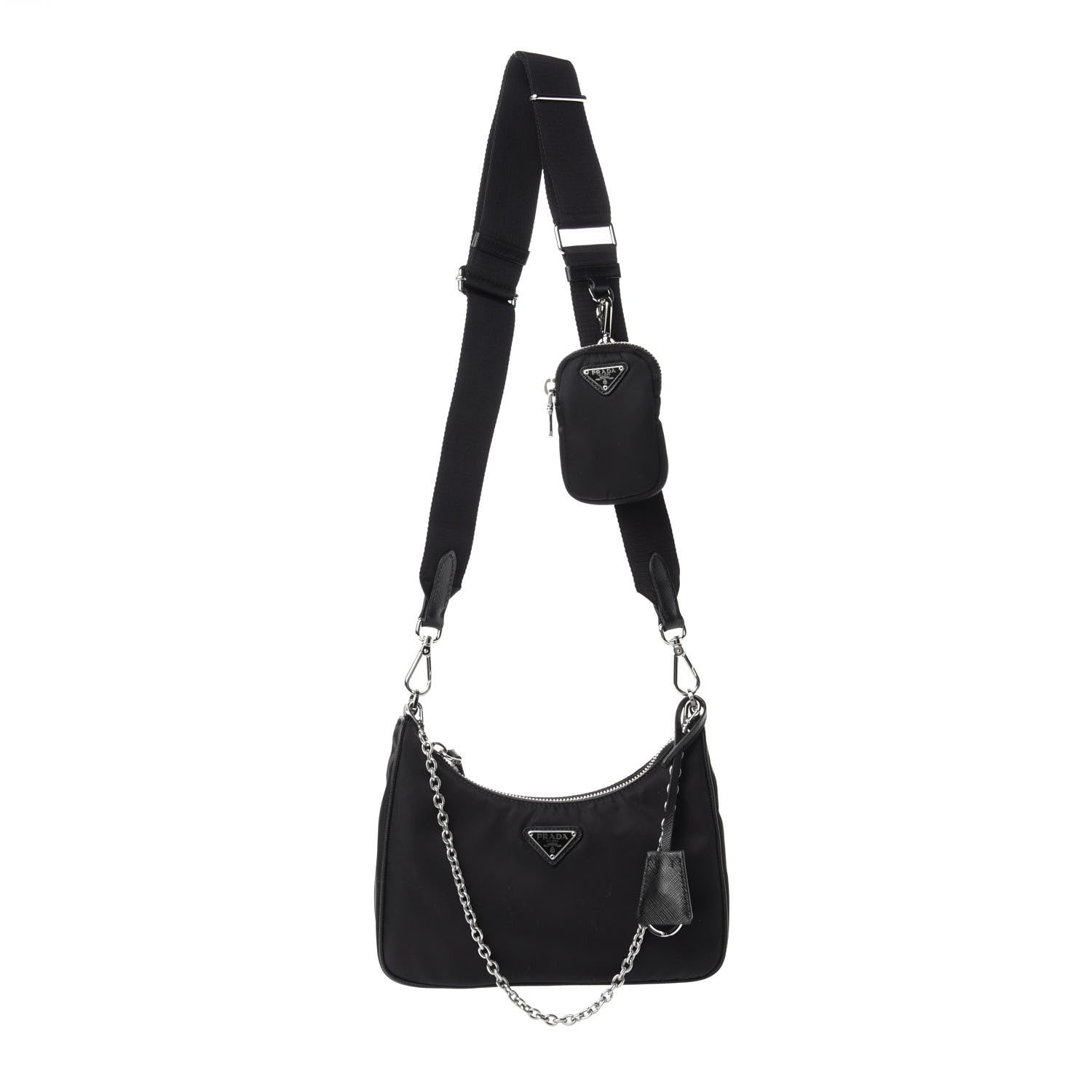 Prada Nylon Re-Edition 2005 Shoulder Bag Black 1 of 12