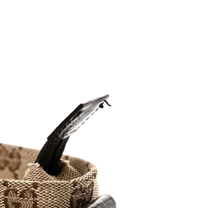 Gucci Monogram Web Small Flat Messenger Crossbody Dark Brown 11 of 12