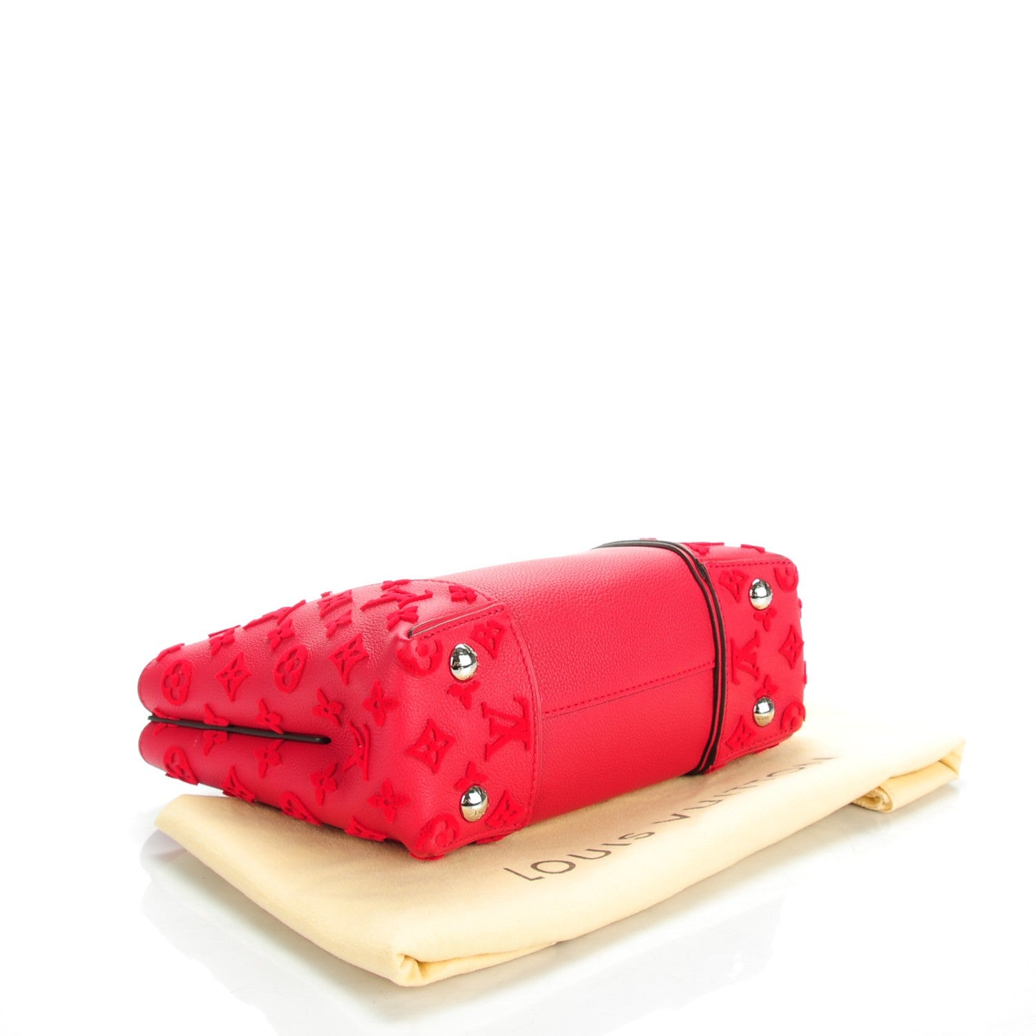 Louis Vuitton Veau Cachemire Tote W BB Framboise 4 of 7
