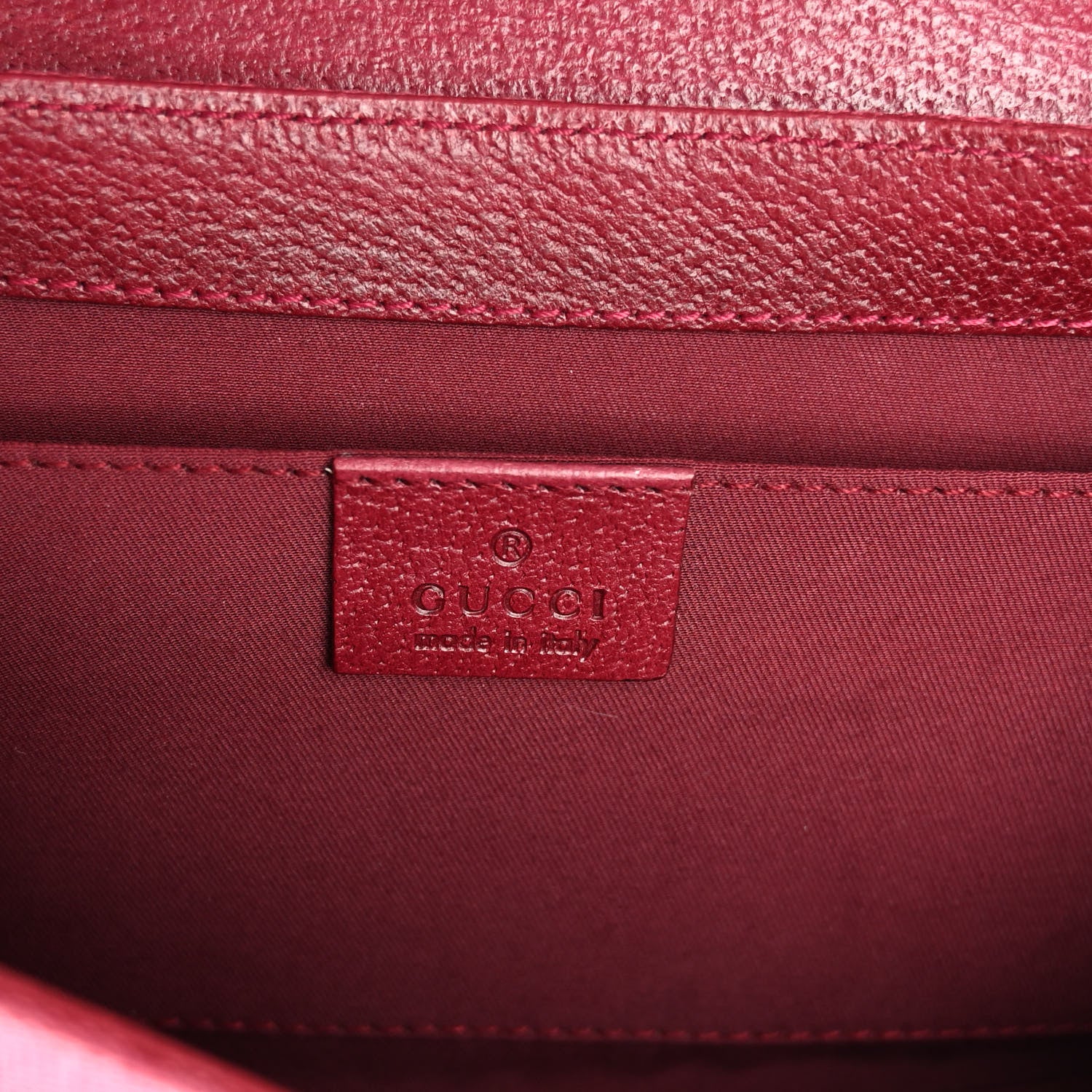 Gucci Monogram Horsebit Chain Clutch Pink 6 of 9