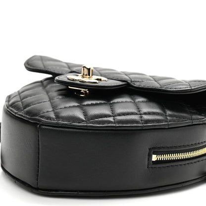 Chanel Lambskin Quilted CC In Love Heart Bag Black 10 of 10