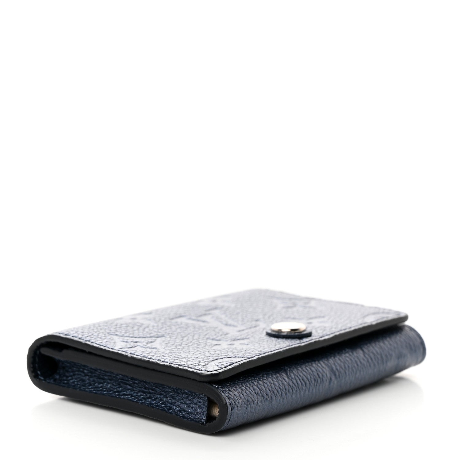 Louis Vuitton Metallic Empreinte Business Card Holder Navy Nacre 4 of 6