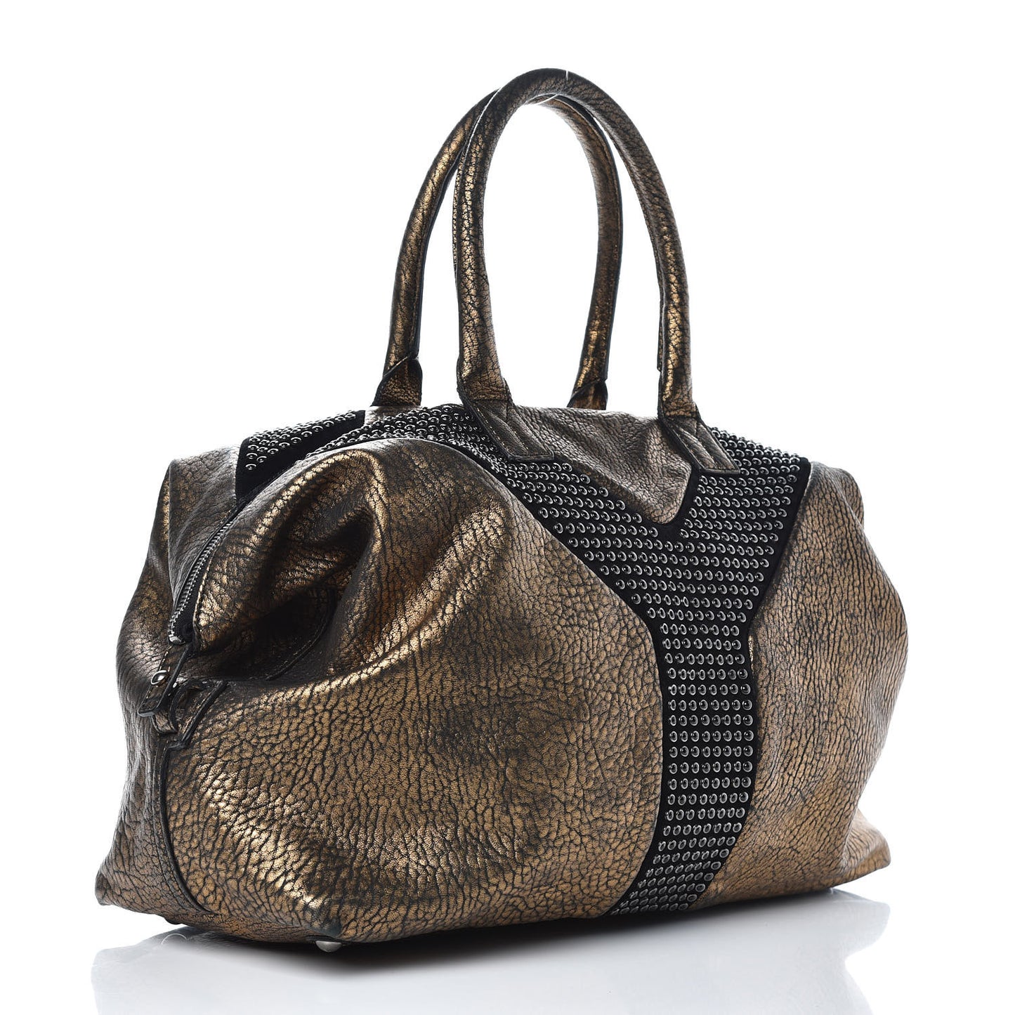 Chevre Large Rock Stud Easy Y Gold