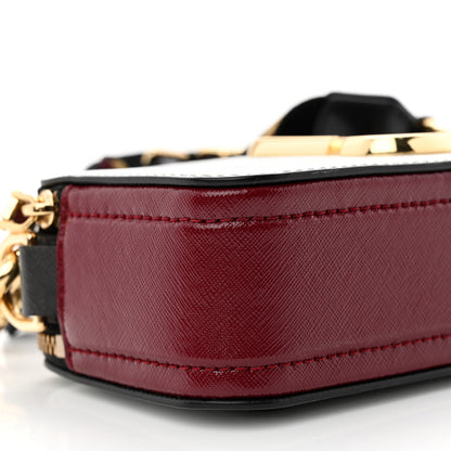 Marc Jacobs Saffiano Small Snapshot Camera Bag Silver Multicolor 10 of 11