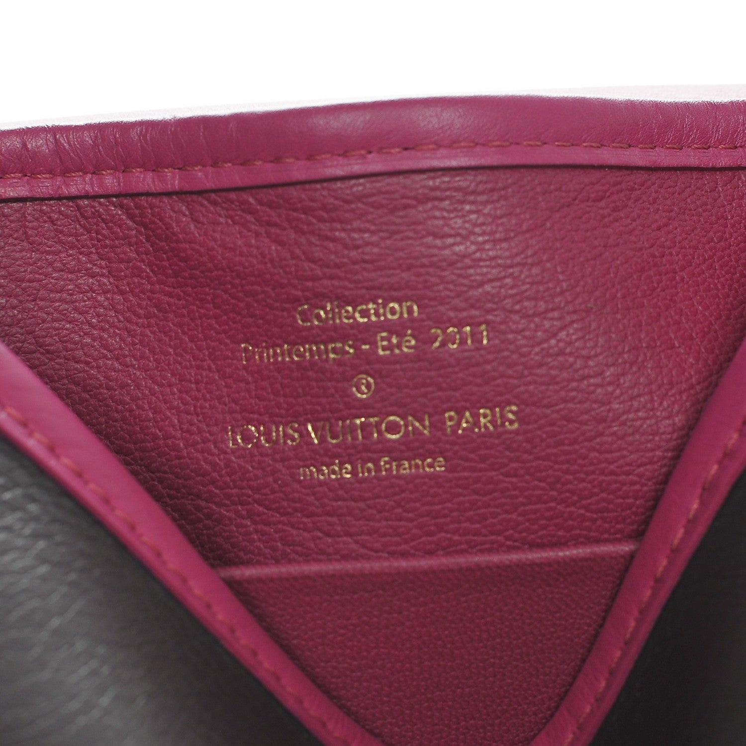 Louis Vuitton Cuir Art Deco Trapeze Prune Cyclamen 6 of 8