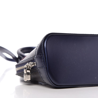 Louis Vuitton Epi Sequins Flame Alma Nano Blue Nuit 6 of 8