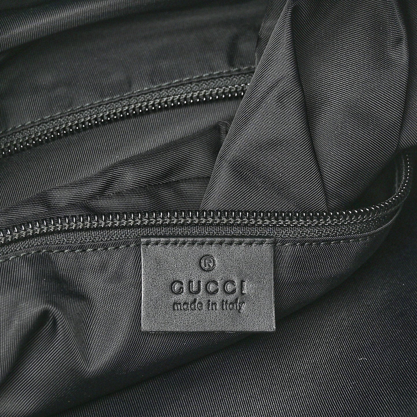 Techno Canvas Web Single Buckle Backpack Black