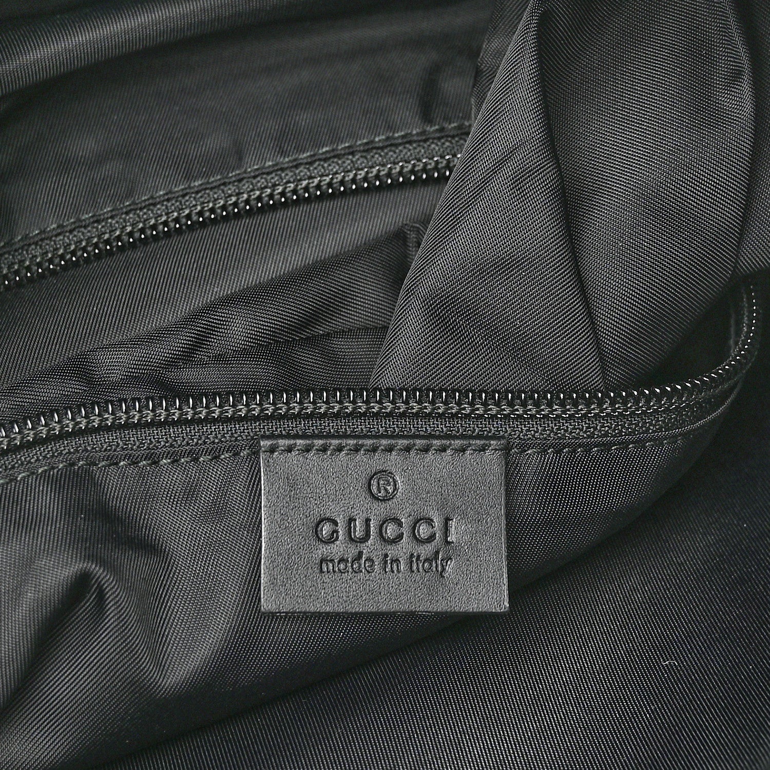 Gucci Techno Canvas Web Single Buckle Backpack Black 5 of 10